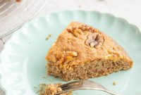 Moist Fluffy Walnut Cake Recipe with Simple Ingredients