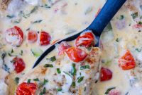 Creamy Tuscan Chicken Recipe with Sun-Dried Tomatoes and Spinach