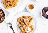 Fluffy Buttermilk Pumpkin Waffles Recipe for Fall Breakfast