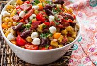 Classic Italian Pasta Salad with Zesty Herb Dressing