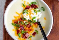 Creamy 4-Ingredient Potato Soup Recipe