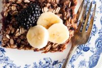 Blackberry Baked Oatmeal Recipe for Summer Brunch