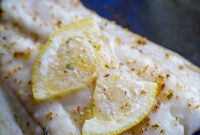 Citrus-Grilled Lingcod with Garlic Herb Butter