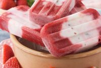 Strawberry Pistachio Yogurt Popsicles — 4-Ingredient Recipe