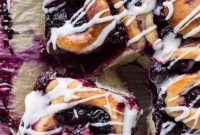 Citrus Lemon Blueberry Rolls (Vegan)