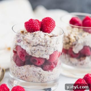 Raspberry Overnight Oats