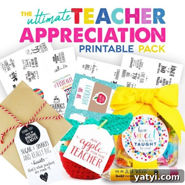 Unique Easter Gift Ideas for Teachers That They'll Love 7 teacher appreciation pack multiple gift tags