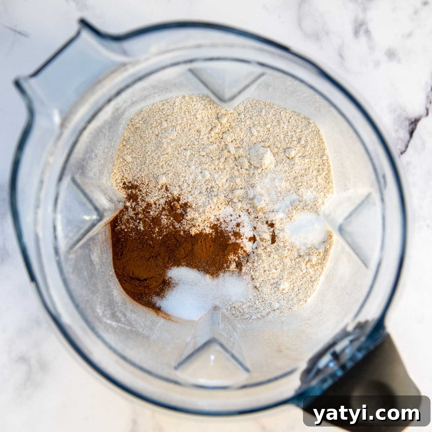 5-Minute Pumpkin Oat Flour Muffins — Light & Airy Bake 4 the dry ingredients in a blender.