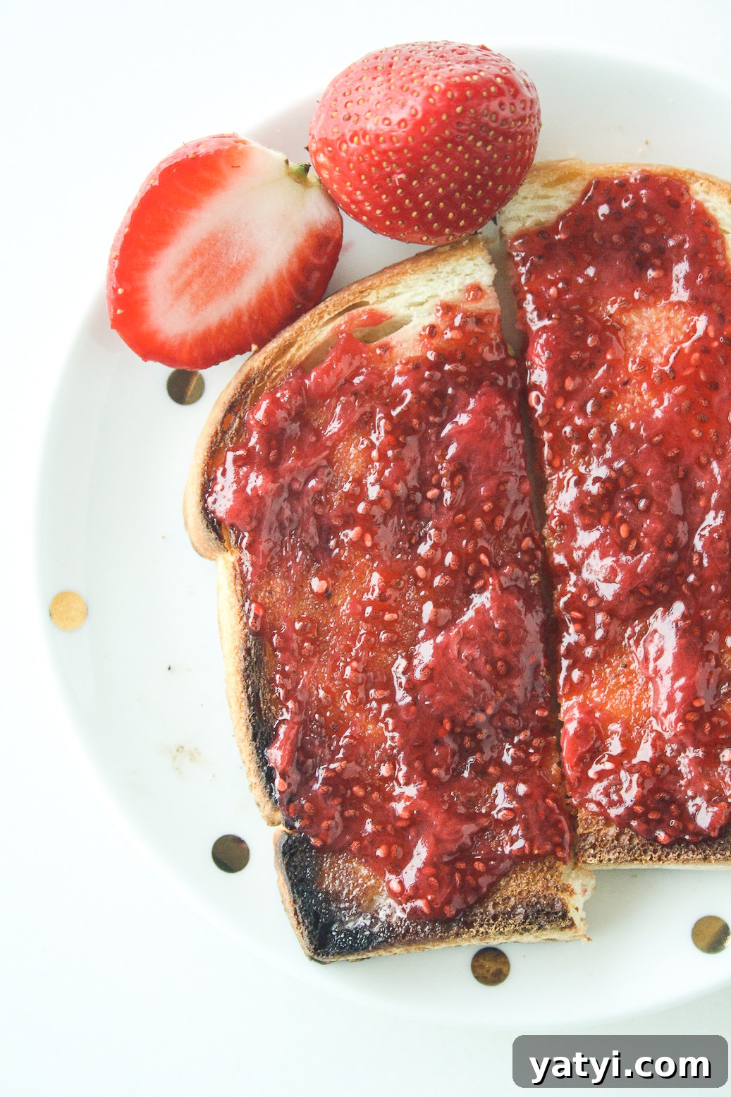 Homemade Strawberry Chia Jam Recipe for Quick, No-Cook Preserves 5 Super easy strawberry chia jam infused with orange zest and no refined sugar!