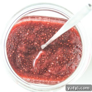 Super easy strawberry chia jam infused with orange zest and no refined sugar!