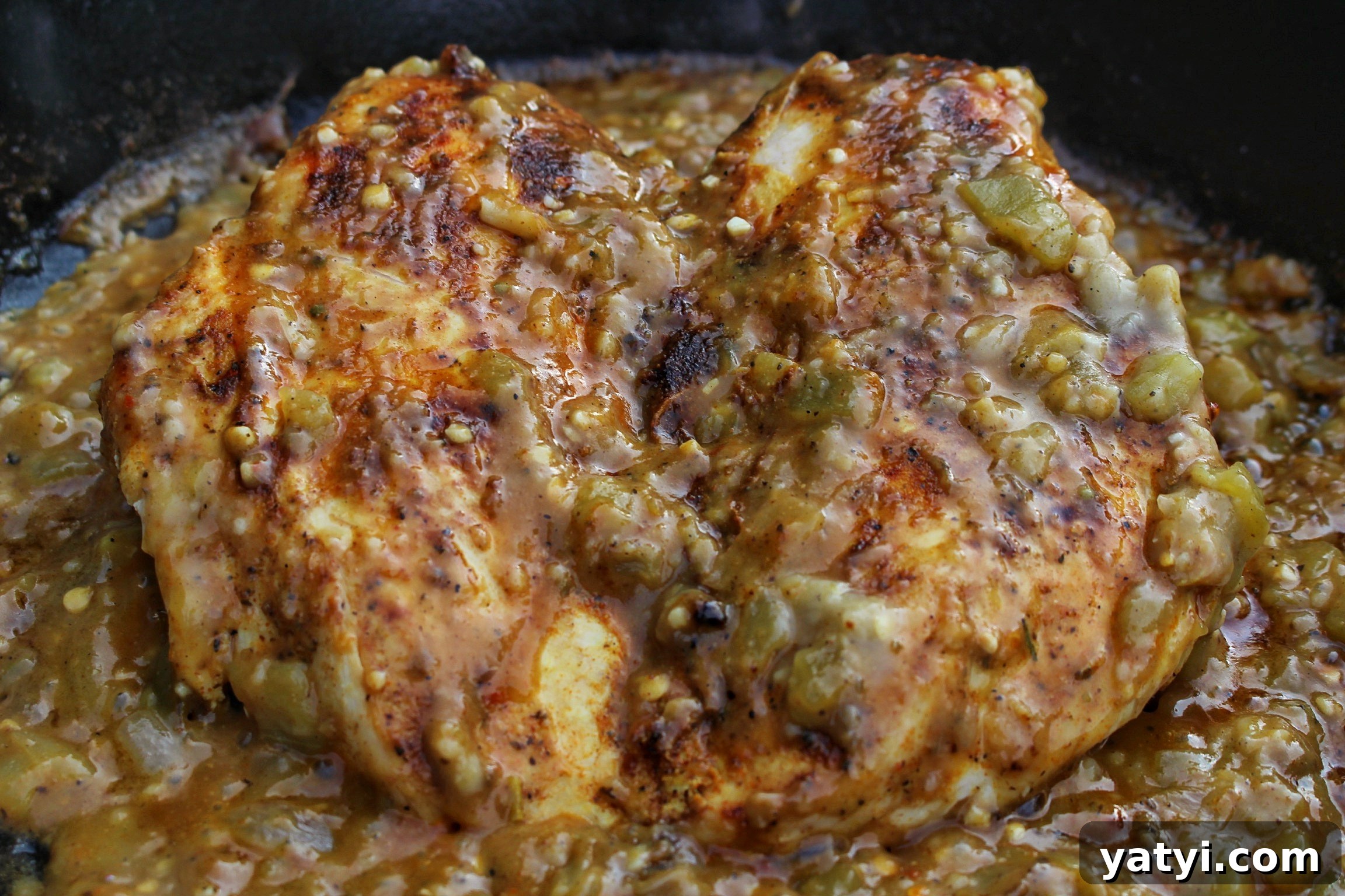 Cast-Iron Green Chile Chicken Skillet Recipe for Dinner 6 Cast Iron Green Chile Chicken