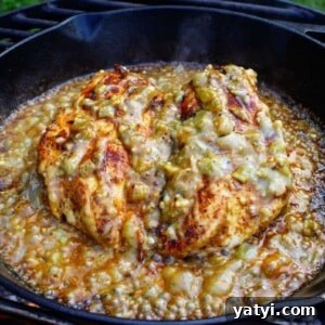 Cast-Iron Green Chile Chicken Skillet Recipe for Dinner 7 green chile chicken