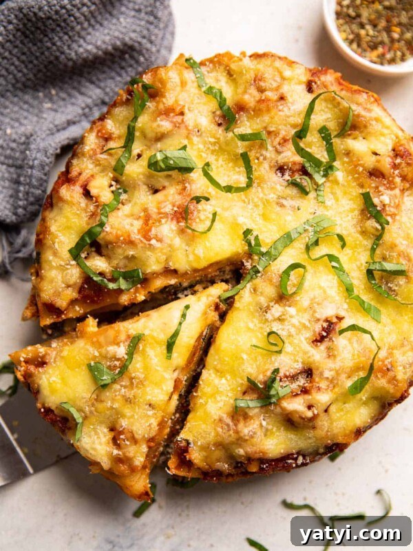 Creamy Garlic Mashed Potatoes in the Instant Pot (Pressure Cooker) 10 Instant Pot Lasagna served with a slice cut out