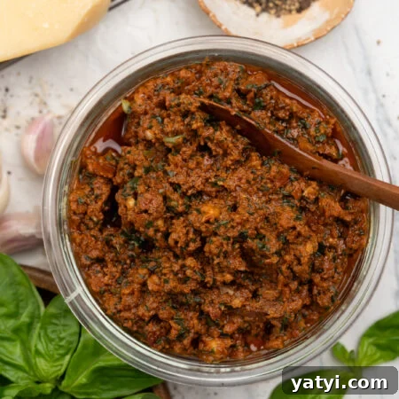 Sun-Dried Tomato Pesto (Pesto Rosso) Recipe & Uses 7 img 118687 6