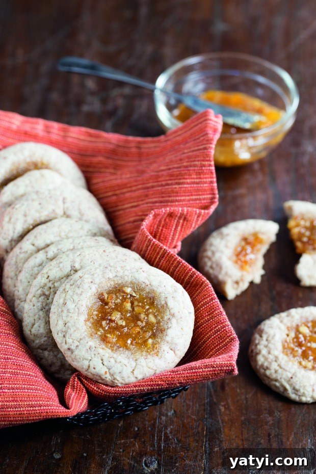 Apricot Nut Passover Cookies — Pesach Cookbook Review 3 Apricot Nut Passover Thumbprint Cookies
