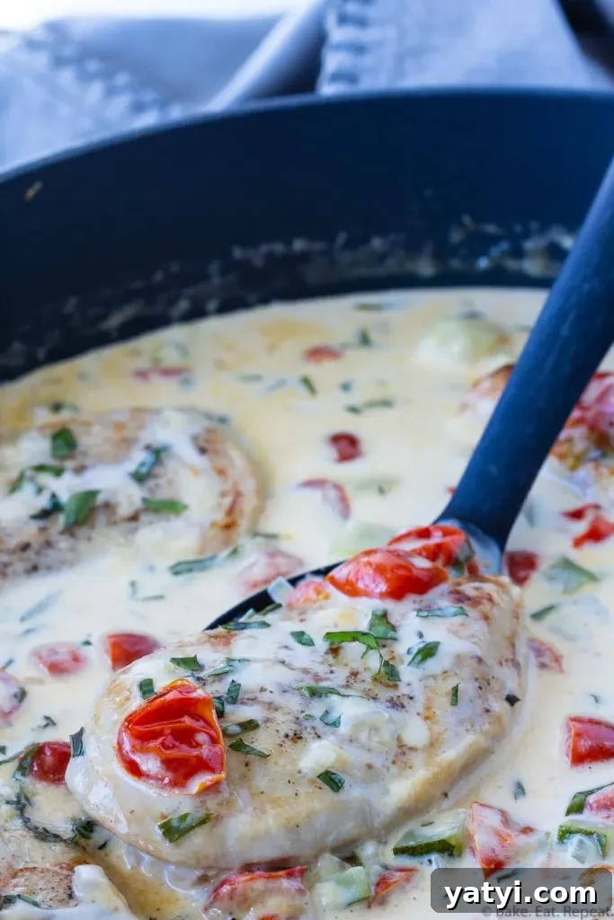 Creamy Tuscan Chicken Recipe with Sun-Dried Tomatoes and Spinach 4 One pot creamy Tuscan chicken
