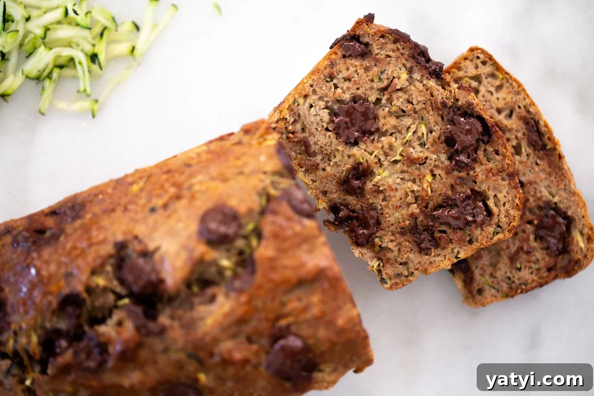 No-Added-Sugar Zucchini Banana Bread Recipe for Moist Loaves 4 img 12068 3