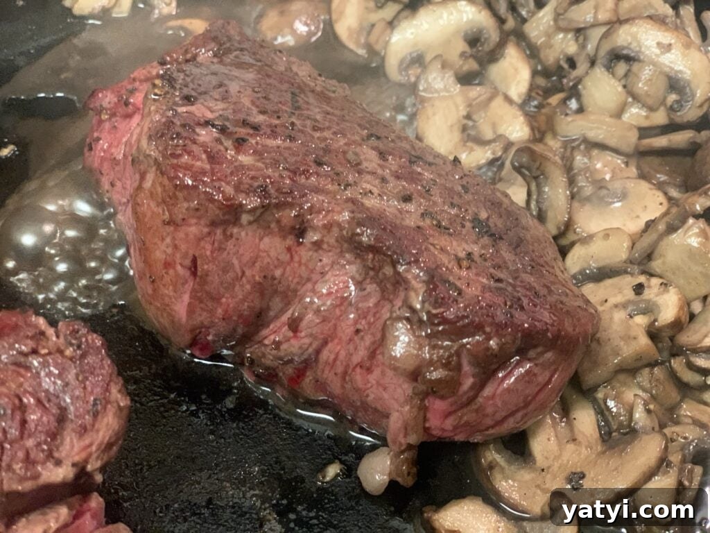 Pan-Seared Filet Mignon with Garlic Butter Mushrooms 7 img 12693 6