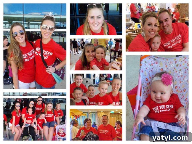 Weekend Report: How to Make Lasting Memories This Weekend 4 Family in red shirts