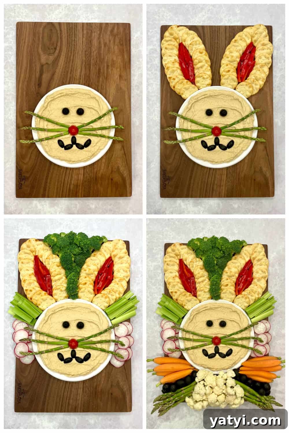Easter Bunny Snack Board Ideas for Festive Spring Parties 6 Easter Bunny Snack Board by The BakerMama