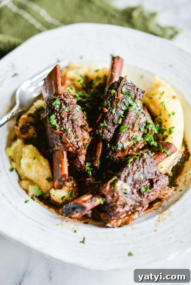 Rustic Instant Pot Short Ribs Recipe — Tender Braised Beef 2 Instant Pot Rustic Short RIbs