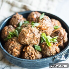 instant pot paleo egg roll meatballs