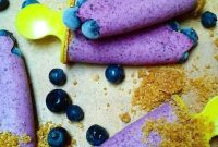 Vegan Blueberry Cheesecake Popsicles Recipe