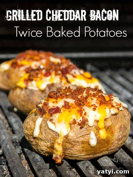 Grilled Cheddar & Bacon Twice-Baked Potatoes: Smoky Stuffed Recipe 3 Grilled Cheddar Bacon Twice Baked Potatoes pin2