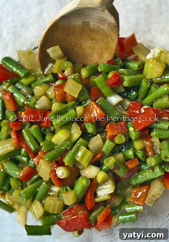 Spicy-Sesame-Veg-Pasta-Salad-copyright Jane Evans Bonacci, The Heritage Cook. All rights reserved