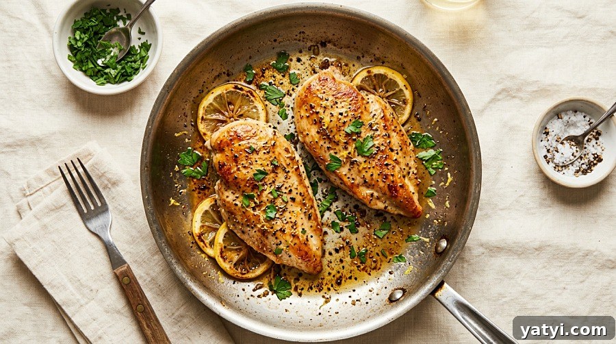 15 Quick Chicken Breast Recipes for Easy Weeknight Dinners 4 Lemon Pepper Skillet Chicken