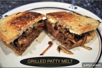 Grilled Patty Melt Recipe: Classic Cheeseburger Sandwich on Rye