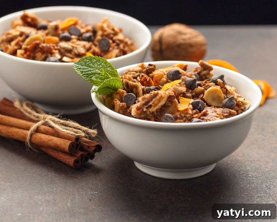 Keto Chocolate Chip Orange Granola Recipe for Low-Carb Snacks 3 Keto Chocolate Chip Orange Granola