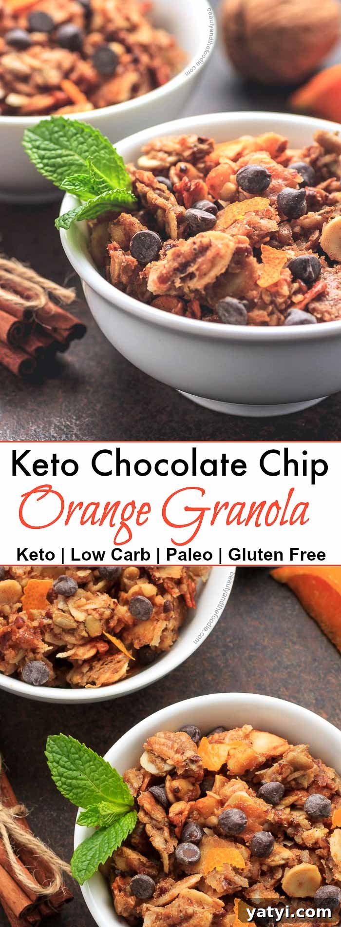 Keto Chocolate Chip Orange Granola Recipe for Low-Carb Snacks 10 img 15646 9