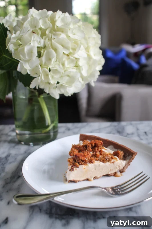 Decadent Caramel Ice Cream Pie Recipe for Summer Dessert 2 Ice Cream Pie-5