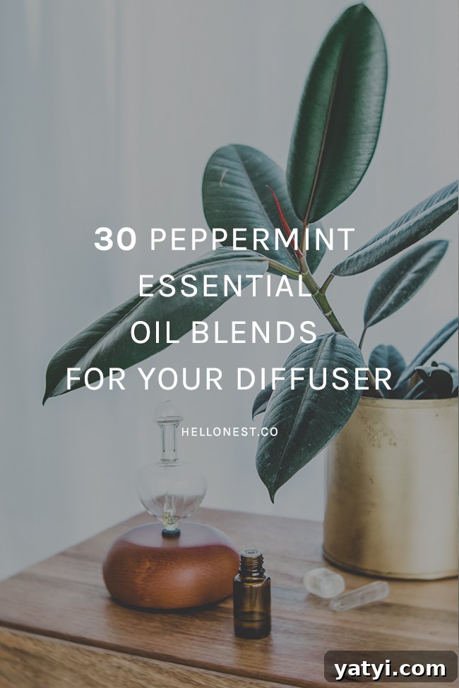 30 Peppermint Essential Oil Blends for Your Diffuser