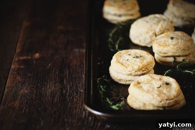 Thyme & Lemon Biscuits with Fresh Herbs 5 Herbed Thyme and Lemon Biscuits | Kita Roberts PassTheSushi.com
