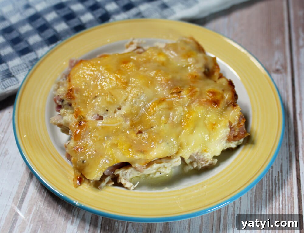 Keto Chicken Cordon Bleu Casserole Recipe for Low-Carb Meals 7 Chicken Cordon Bleu Keto Casserole6