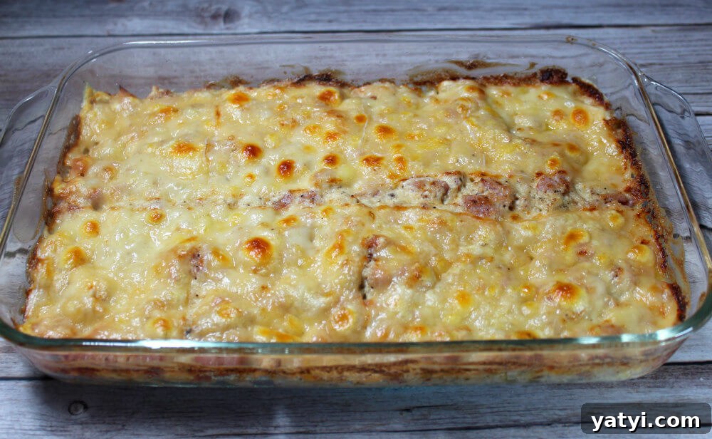 Keto Chicken Cordon Bleu Casserole Recipe for Low-Carb Meals 8 Chicken Cordon Bleu Keto Casserole7