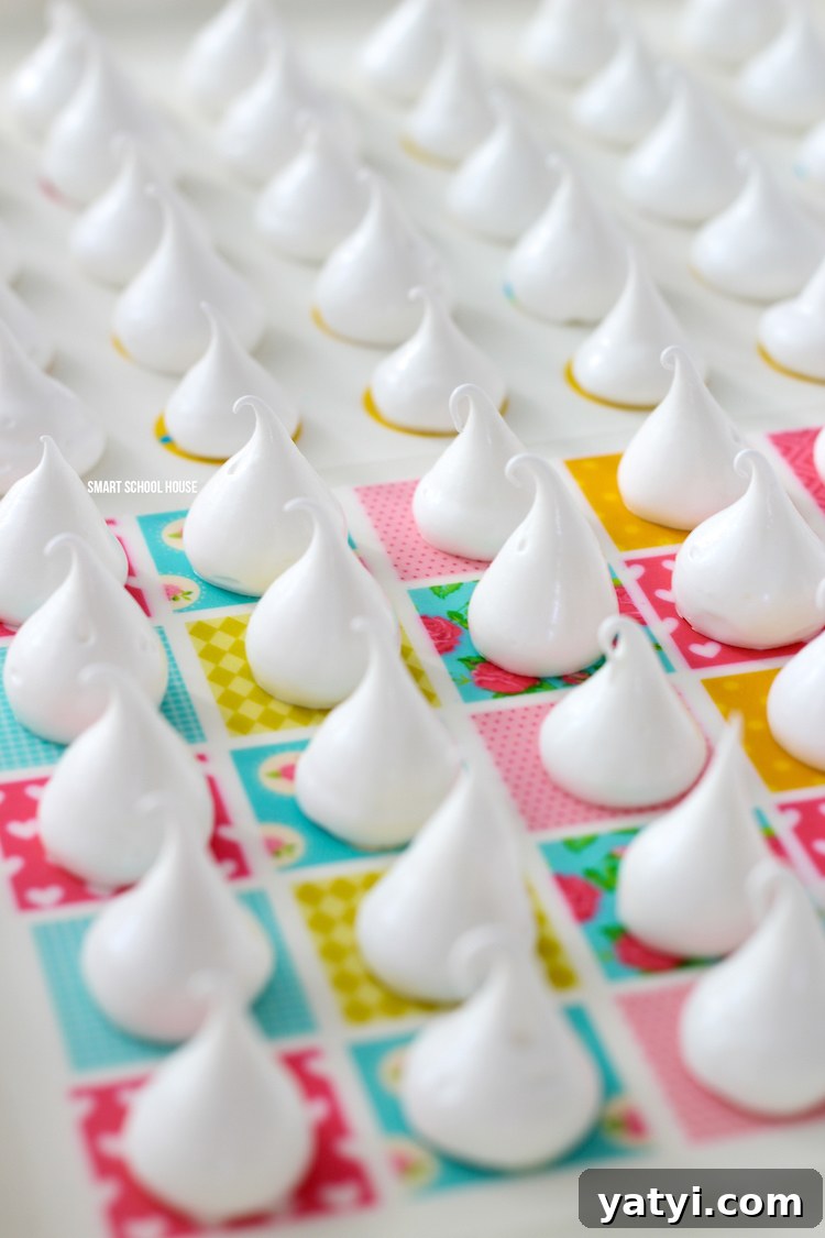 Edible Meringue Stamps: Create Decorative Cookie and Cake Toppers 2 EASY DIY 3 ingredient meringue kisses with edible meringue stamps!