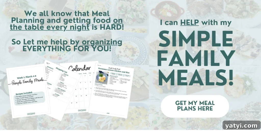 simple family meal plan