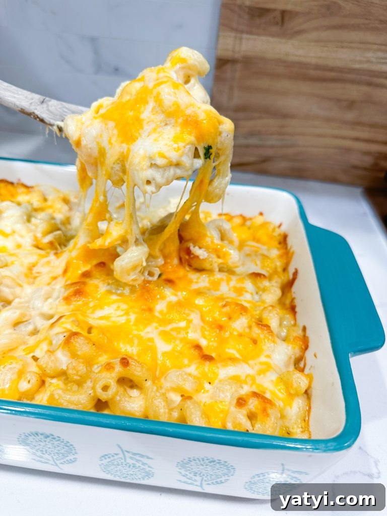 easy baked mac and cheese
