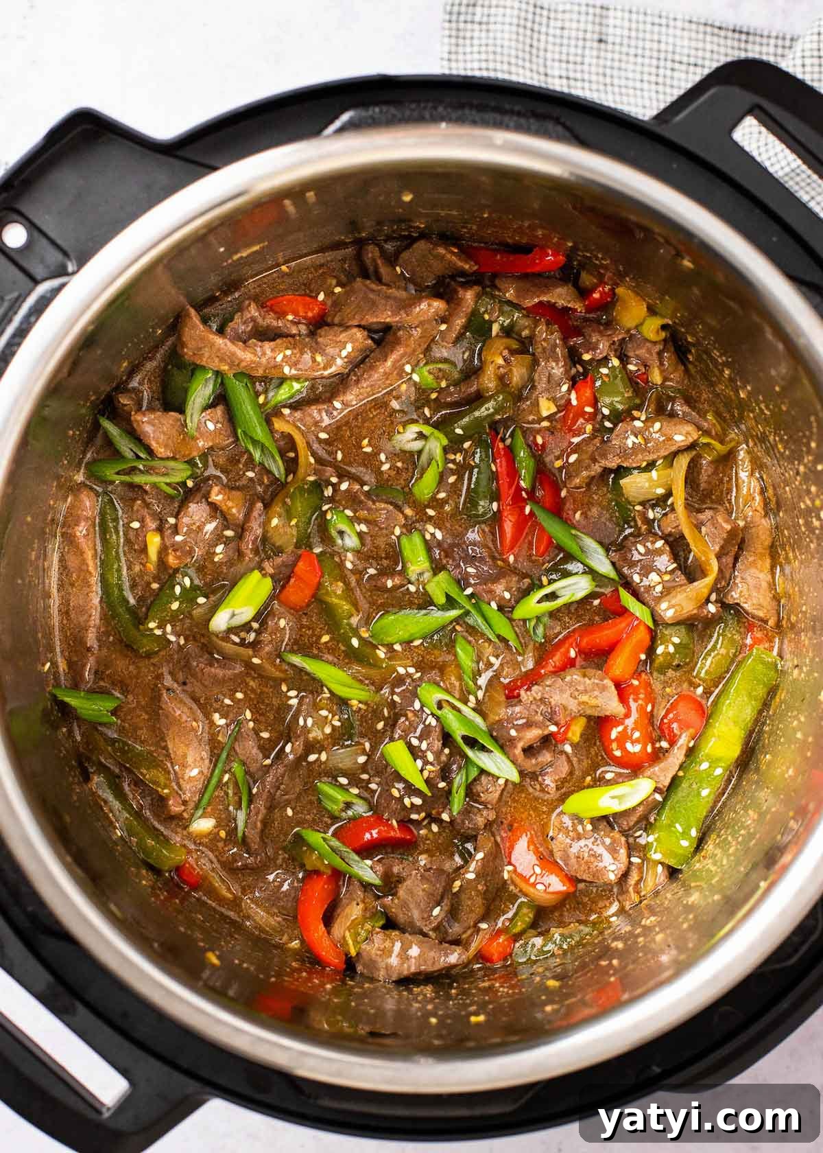 Instant Pot Pepper Steak Recipe: Tender Beef with Bell Peppers 9 pepper steak in instant pot