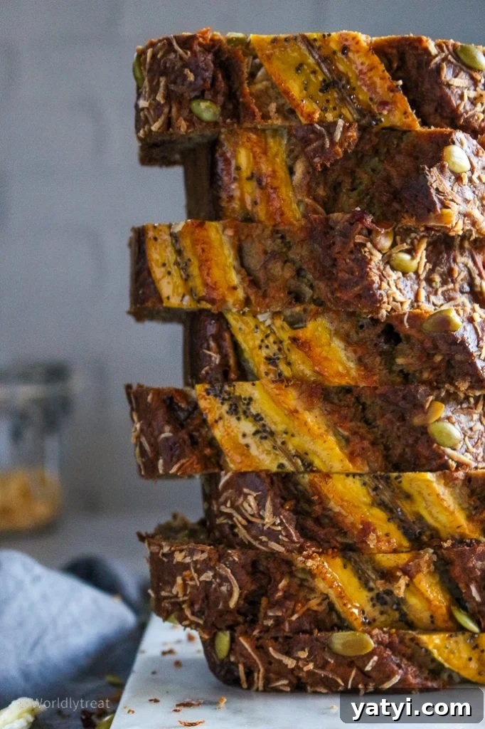 Crunchy Nut and Plantain Quick Bread: Moist Tropical Loaf 4 Nutty Plantain Bread