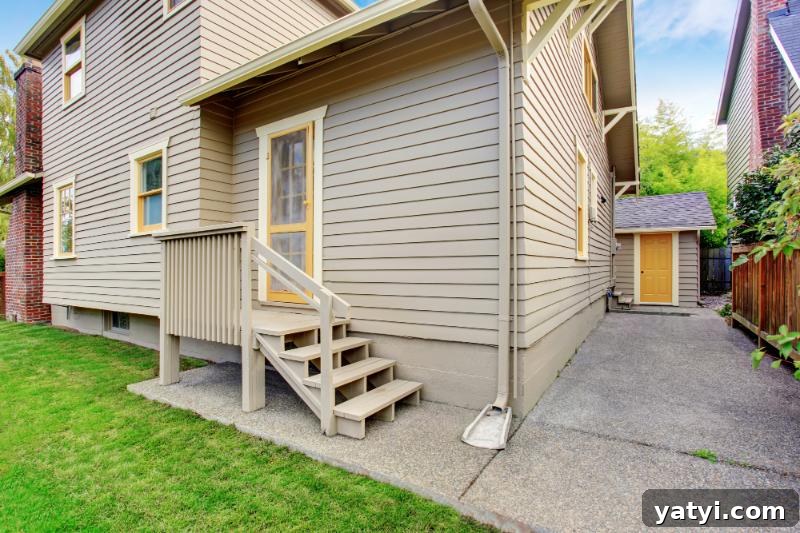 7 Clear Signs It's Time to Replace Your Home Siding 3 house with tan siding - side view