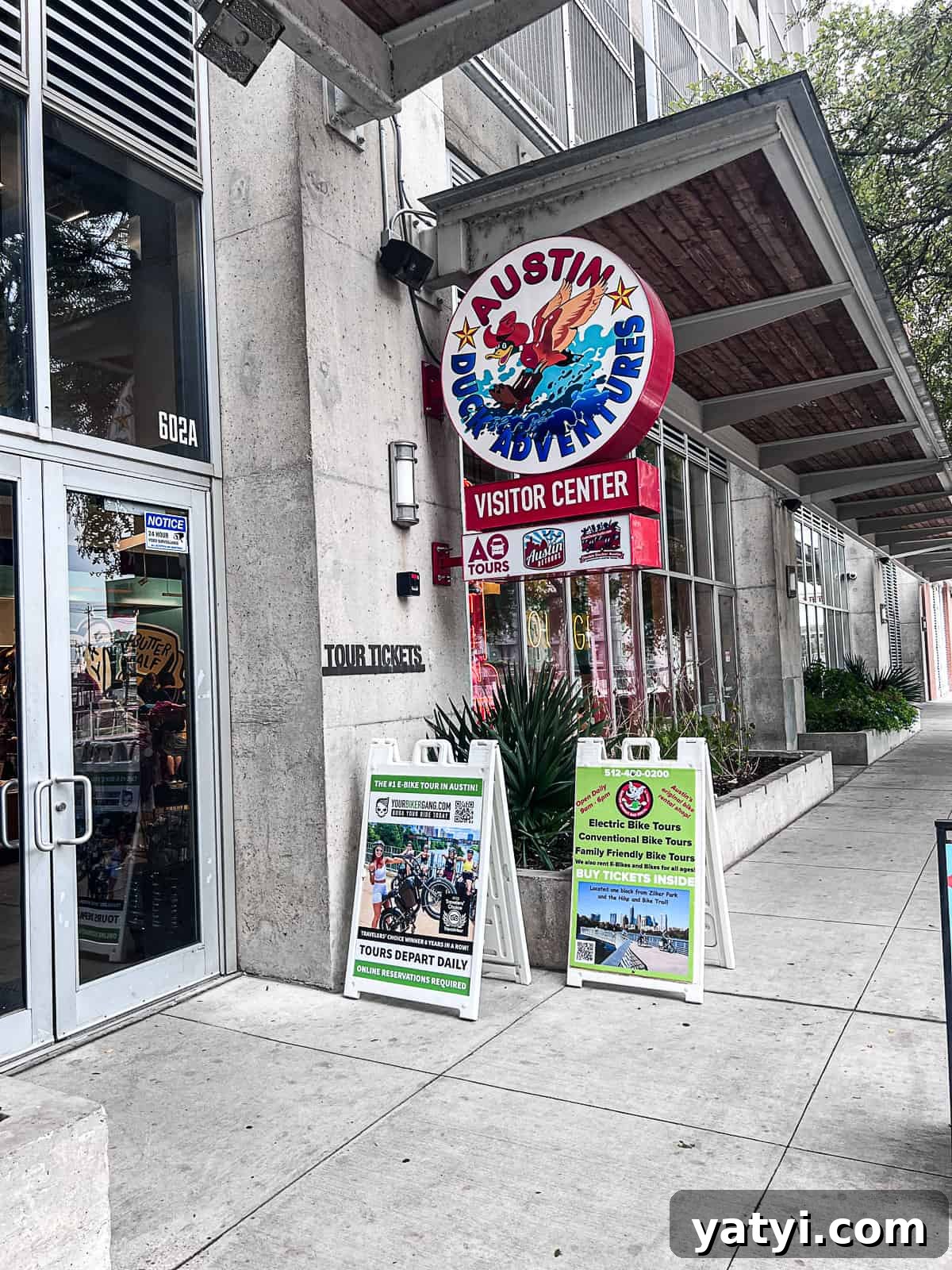 Tourist Visitor Center in Austin Texas