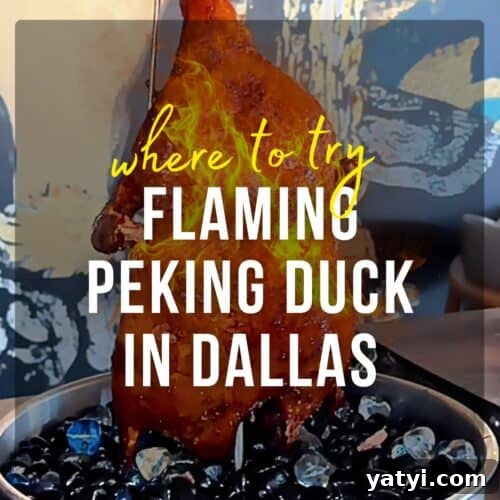 Viral Flaming Peking Duck in Dallas