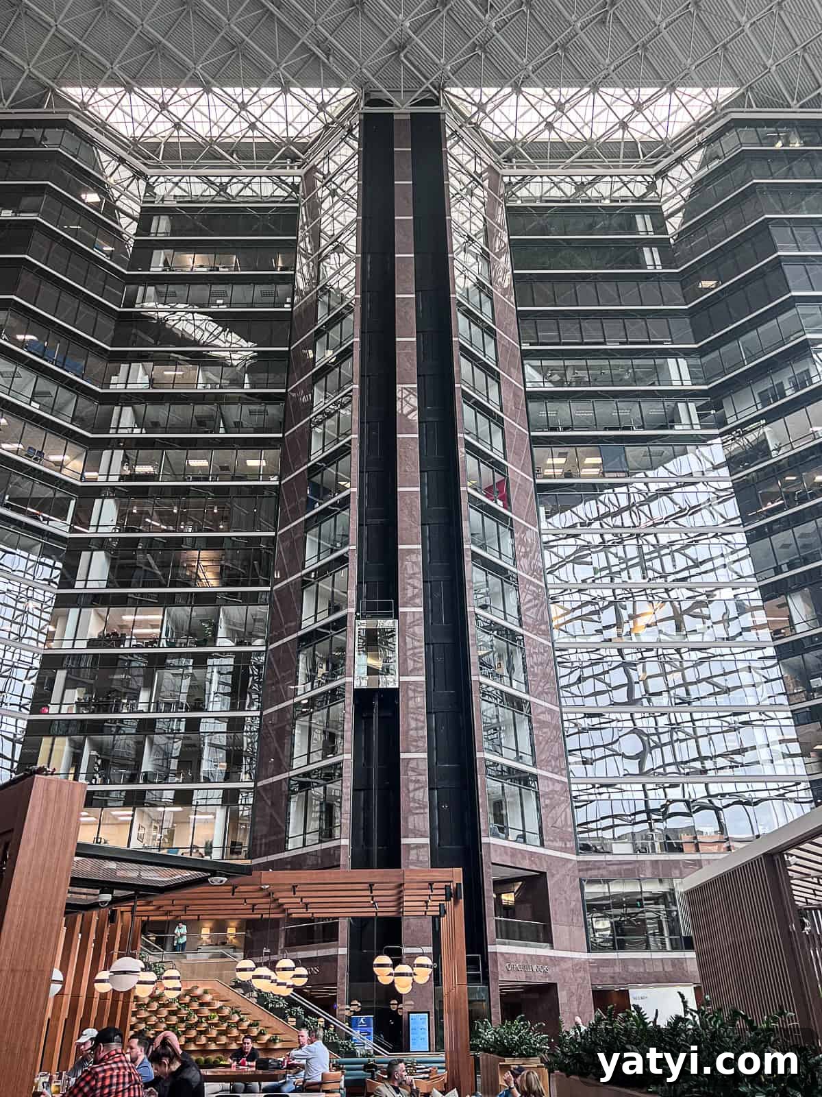 Lobby View of Omni Hotel in Downtown Austin, TX