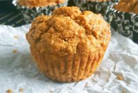 Greek Yogurt Pumpkin Muffins with Warm Spices
