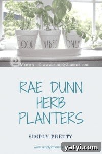 Simply Pretty - Rae Dunn Herb Planters