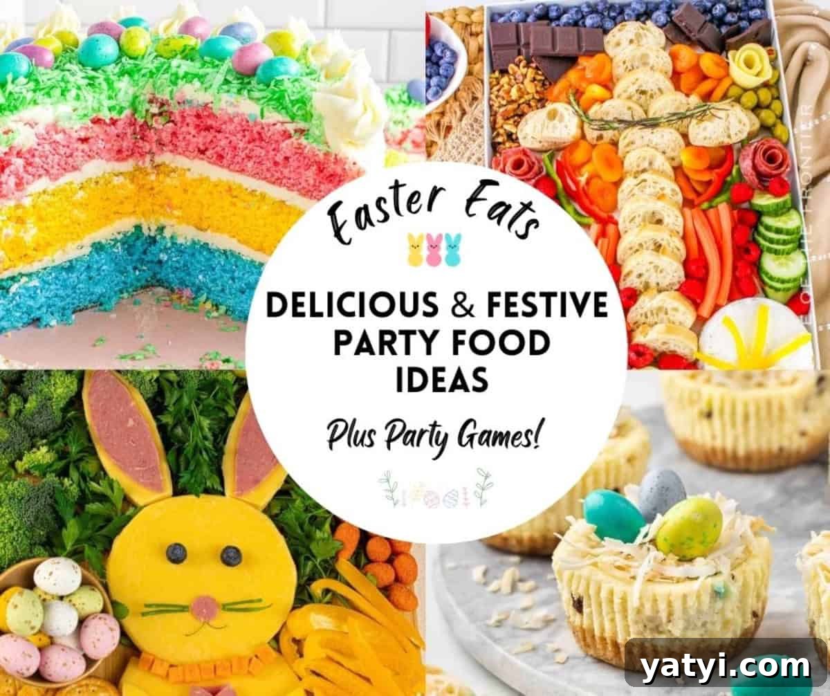 Festive Easter Party Food Ideas and Fun Games 2 easter eats Delicious & Festive party food ideas